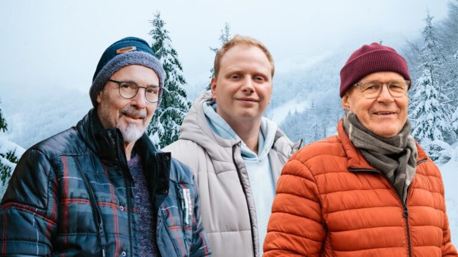 Robin, Andre en Hans uit Winter Vol Liefde.