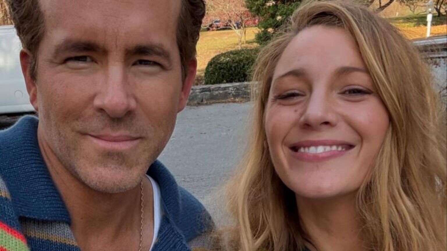 Foto van koppel: Blake Lively en Ryan Reynolds.