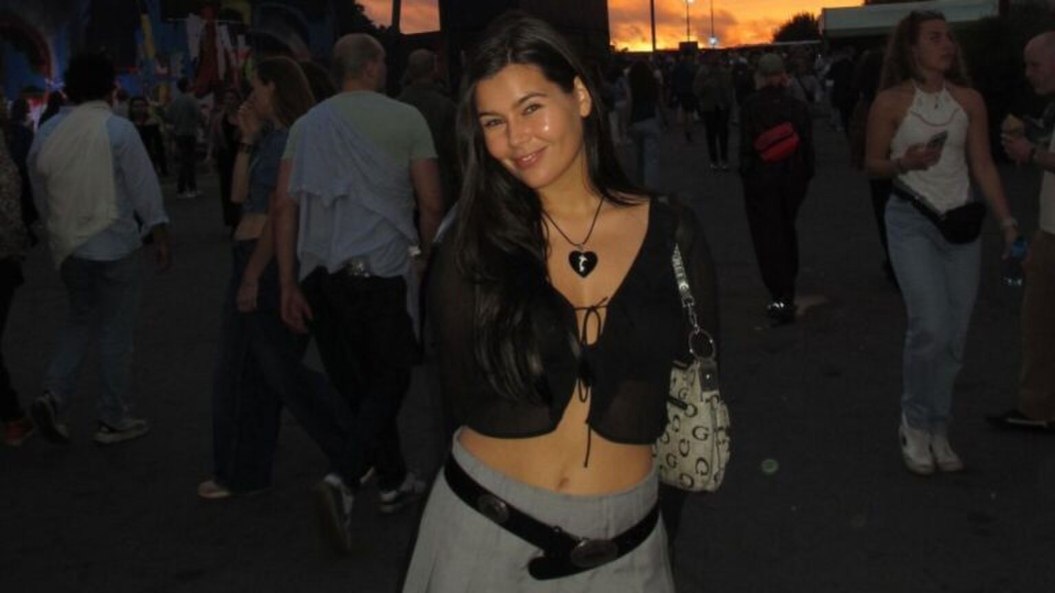 Diva op een festival.