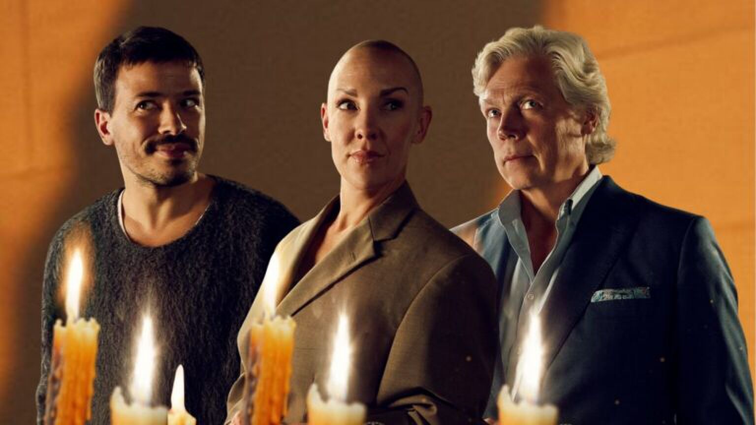 Géza, Denise en Roelof in De Verraders 2026.