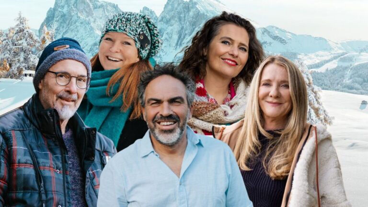 Robin, Elsje, Klaar, Claudia en Monique uit Winter Vol Liefde.