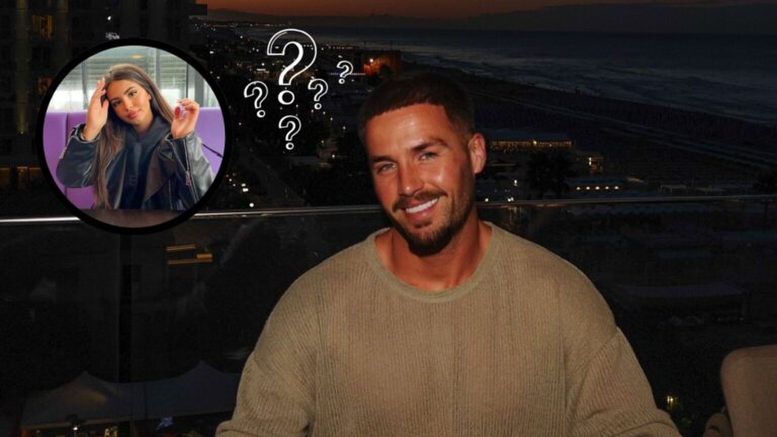 Donny met een foto van Siham met vraagtekens.