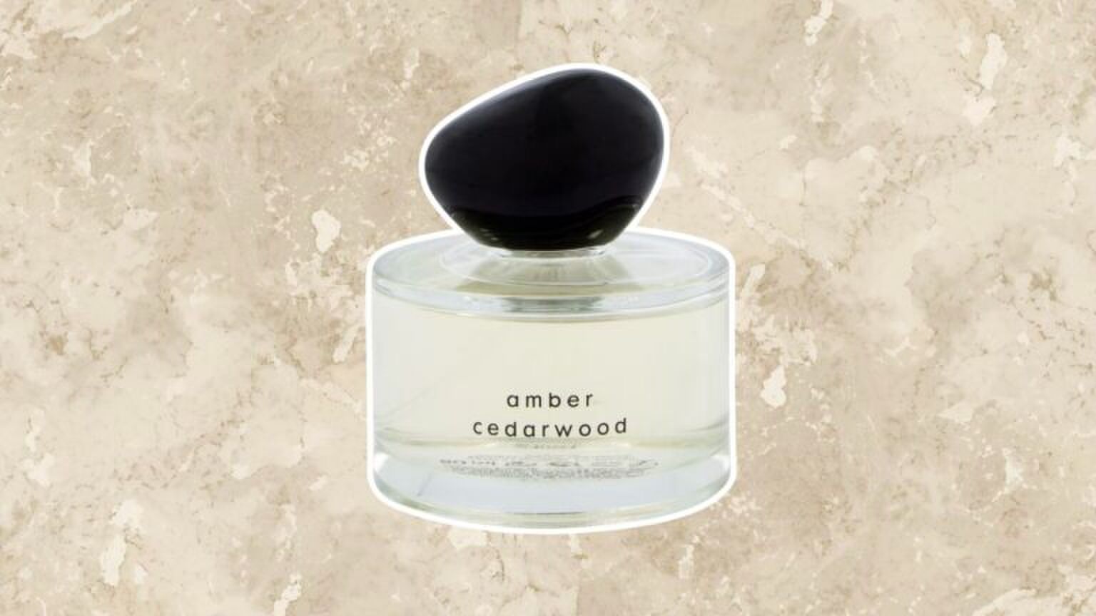 Foto van eau de parfum amber & cedarwood van HEMA.