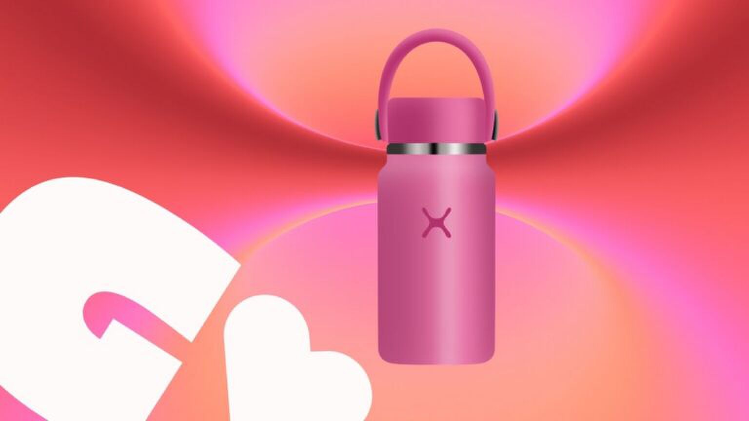 Illustratie van een waterfles.