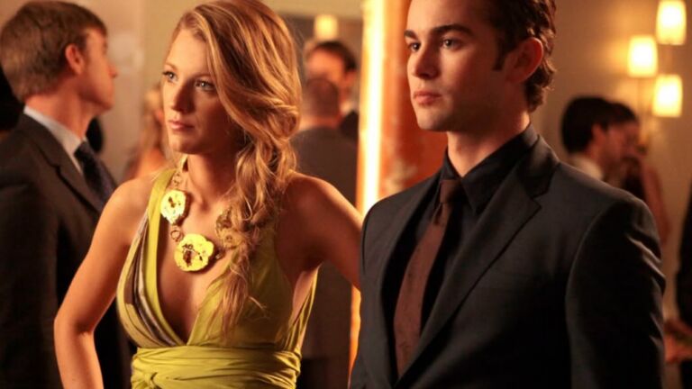 Nate en Serena in Gossip Girl.