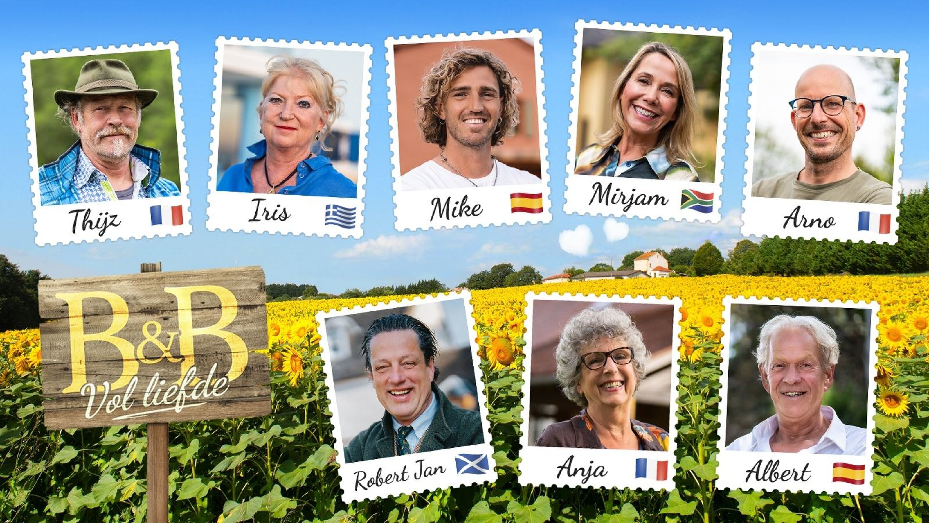 Deelnemers B&B Vol Liefde 2024.
