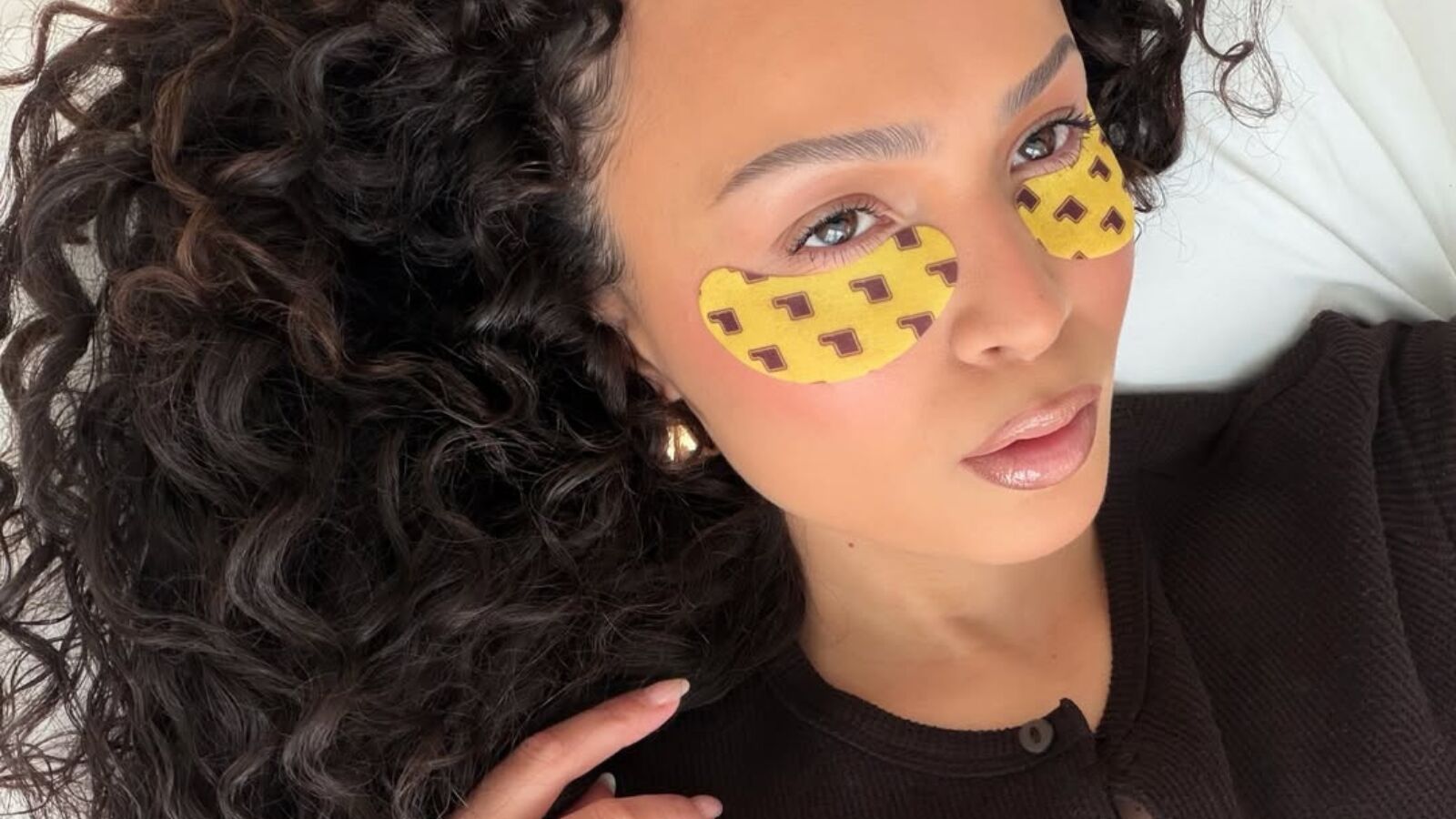 Skincare eye patches.