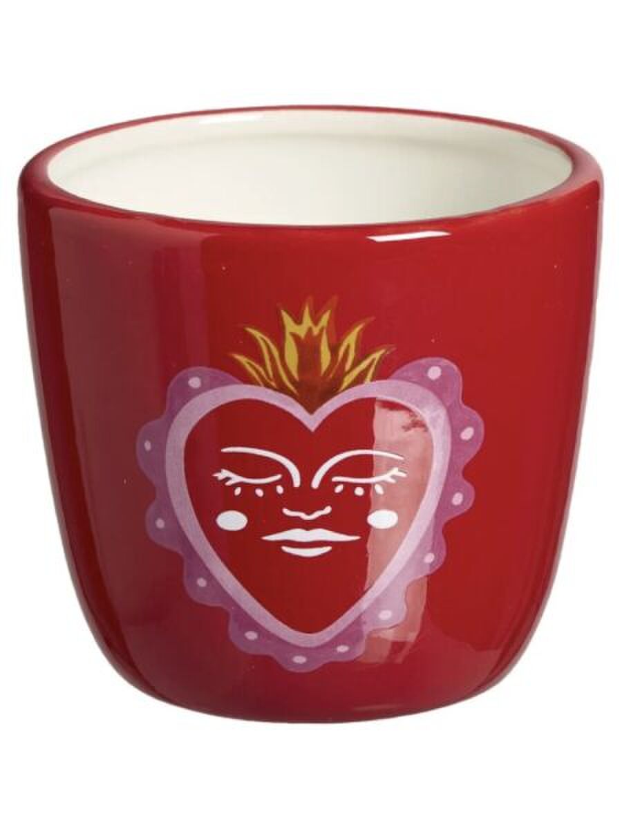 Beker met hartje. 