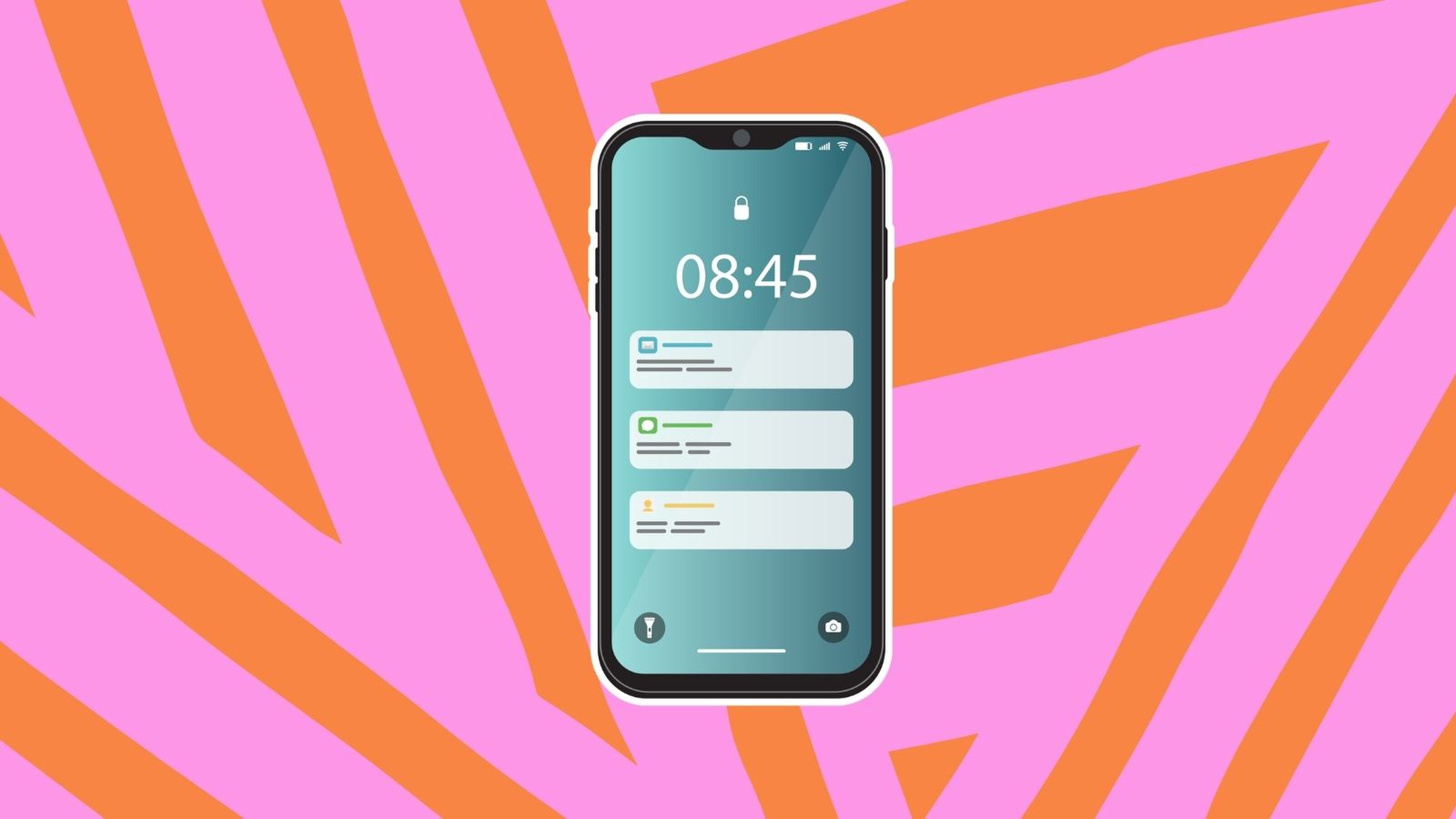 Illustratie van een smartphone.