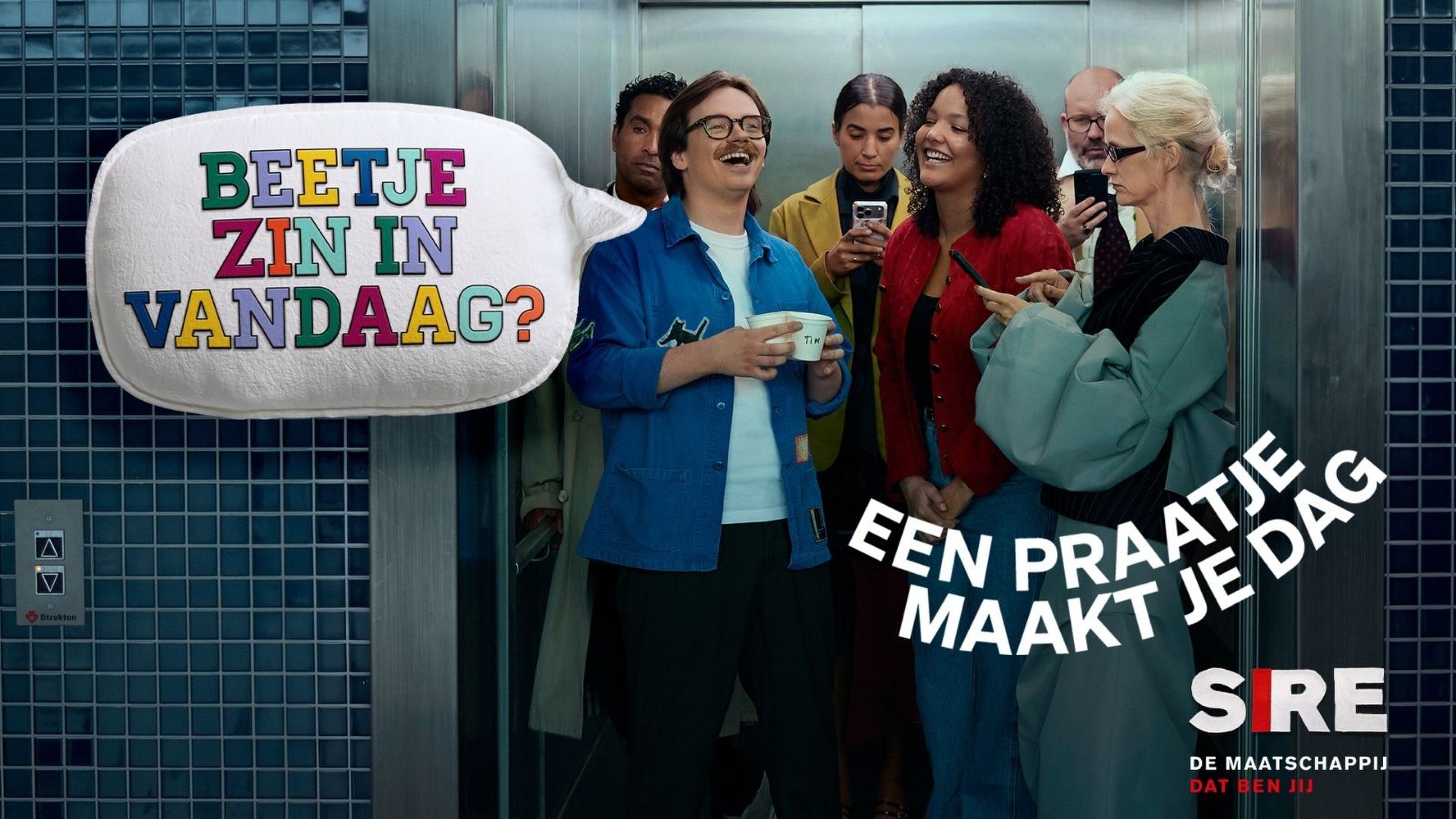 Campagne 'Een praatje maakt je dag'