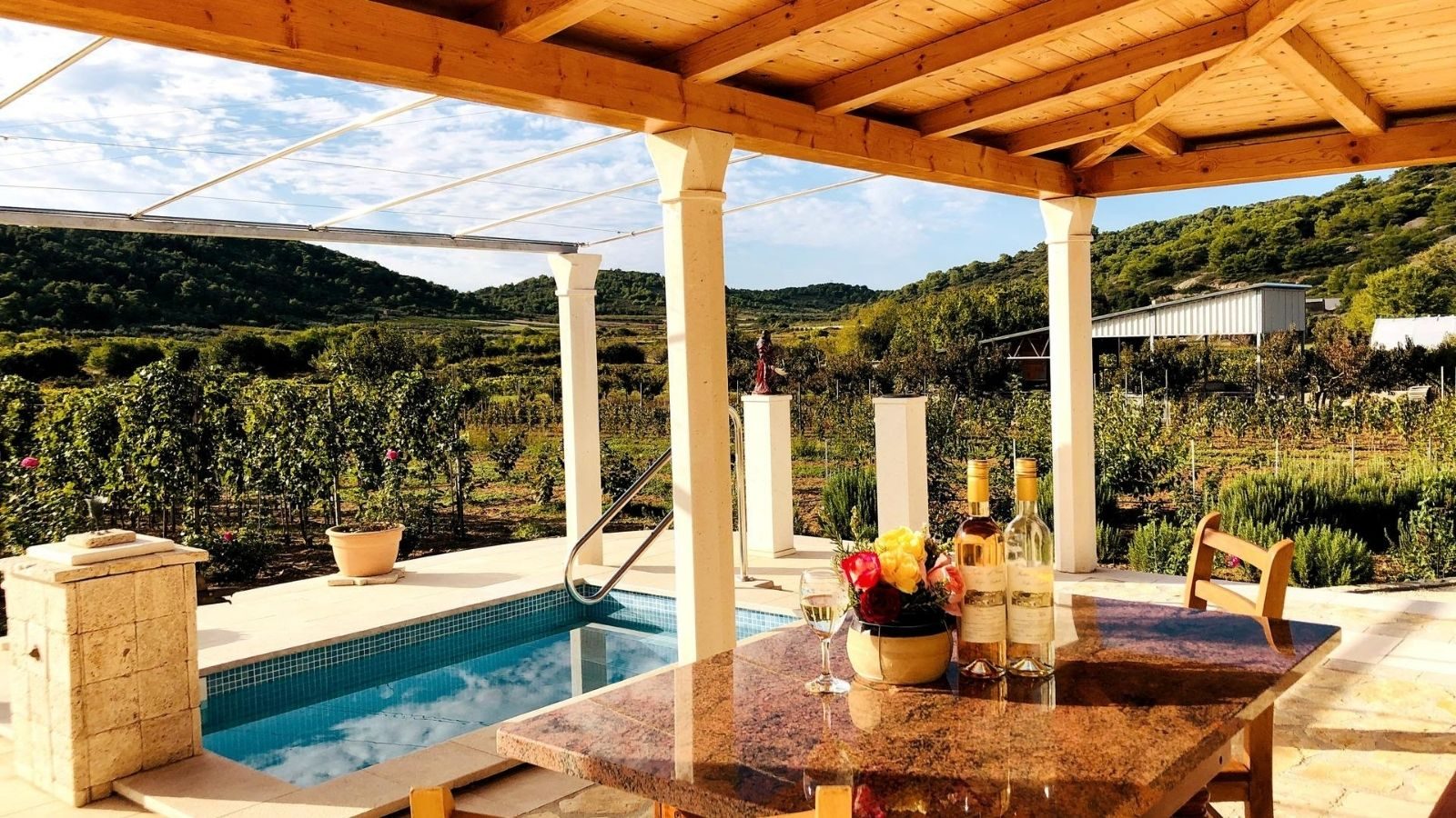 Airbnb in Vis, Kroati&euml;.