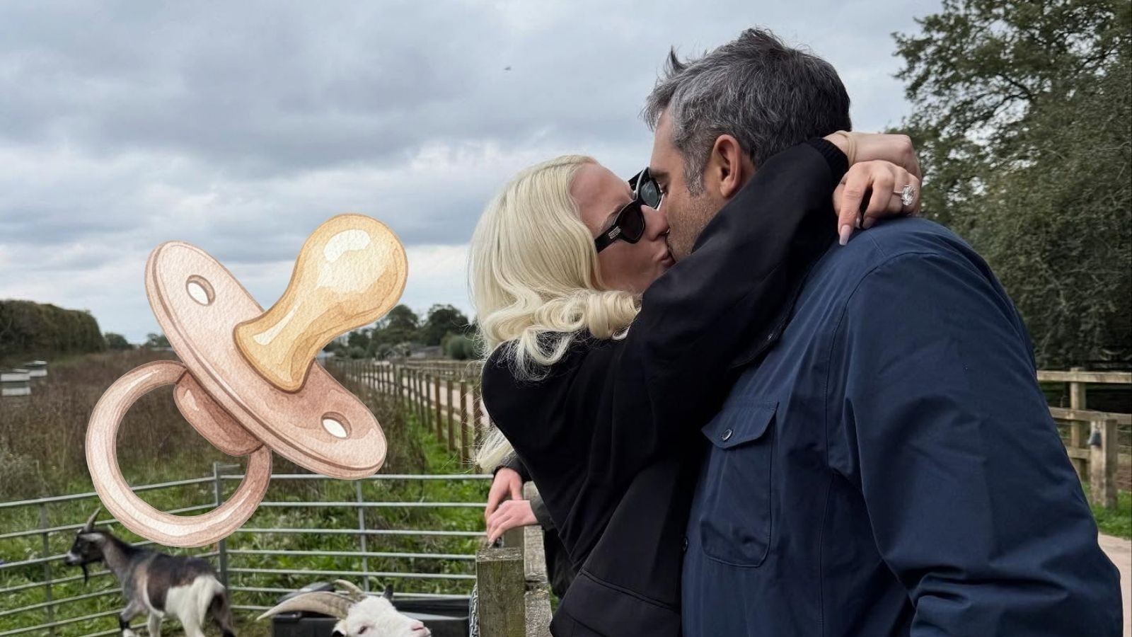Lady Gaga en haar partner Michael.
