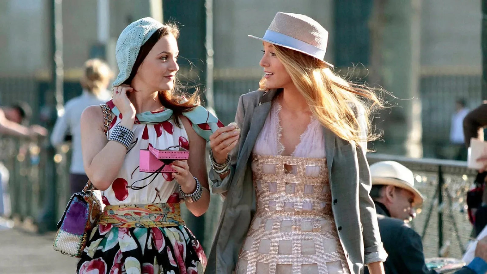Blair en Serena uit Gossip Girl.