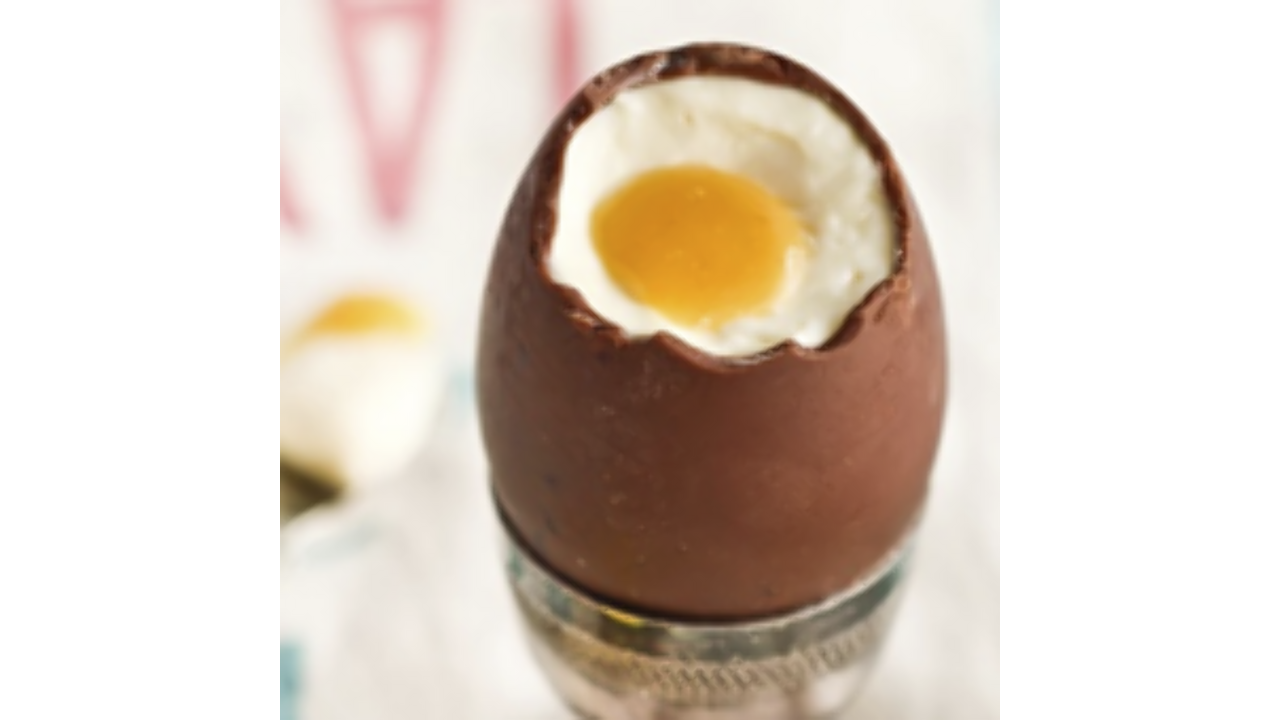 Illustratie voor: Zoete zaligheid: chocolade ‘paas’eieren