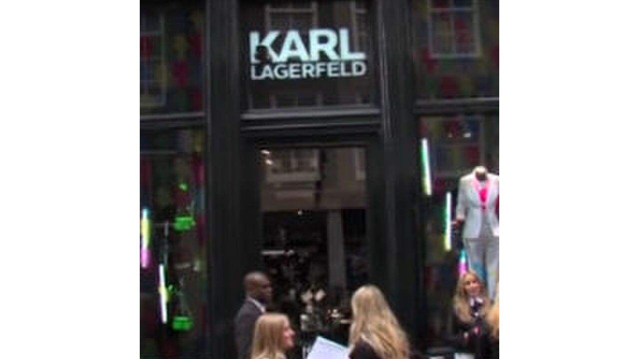 Illustratie voor: Karl Lagerfeld winkel geopend in Amsterdam