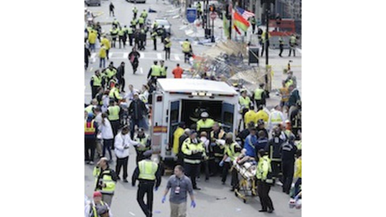 Illustratie voor: Drama bij Marathon Boston