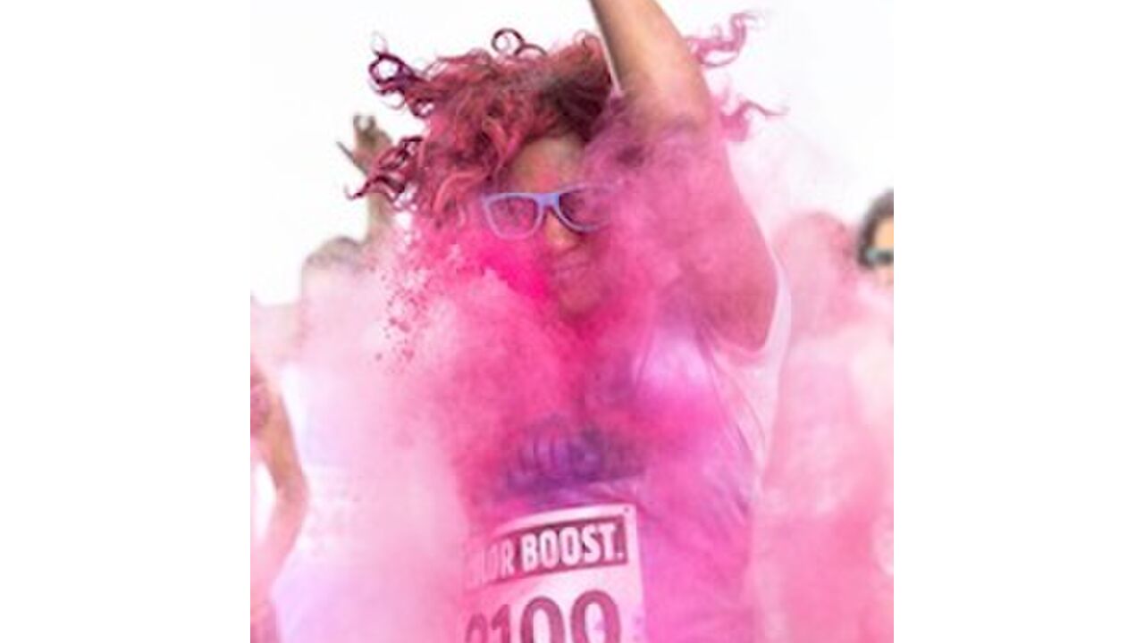 Illustratie voor: Ren in kleur: Color Boost Amsterdam