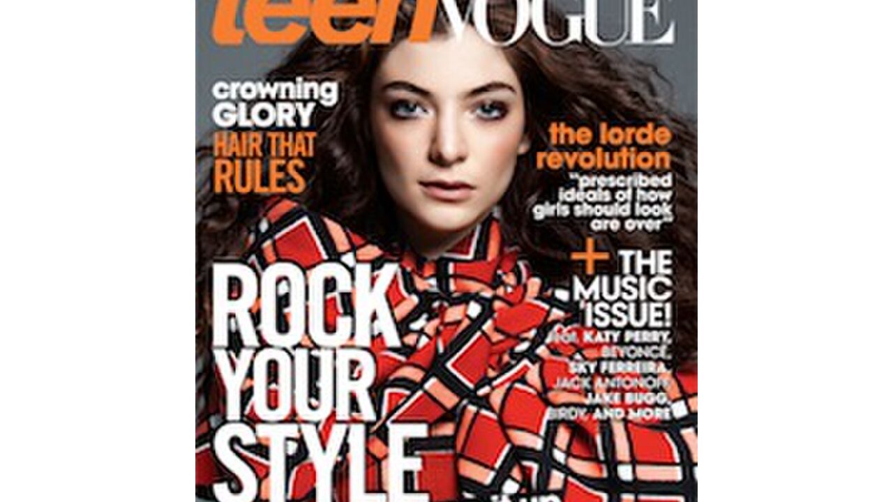 Illustratie voor: Lorde voor Teen Vogue