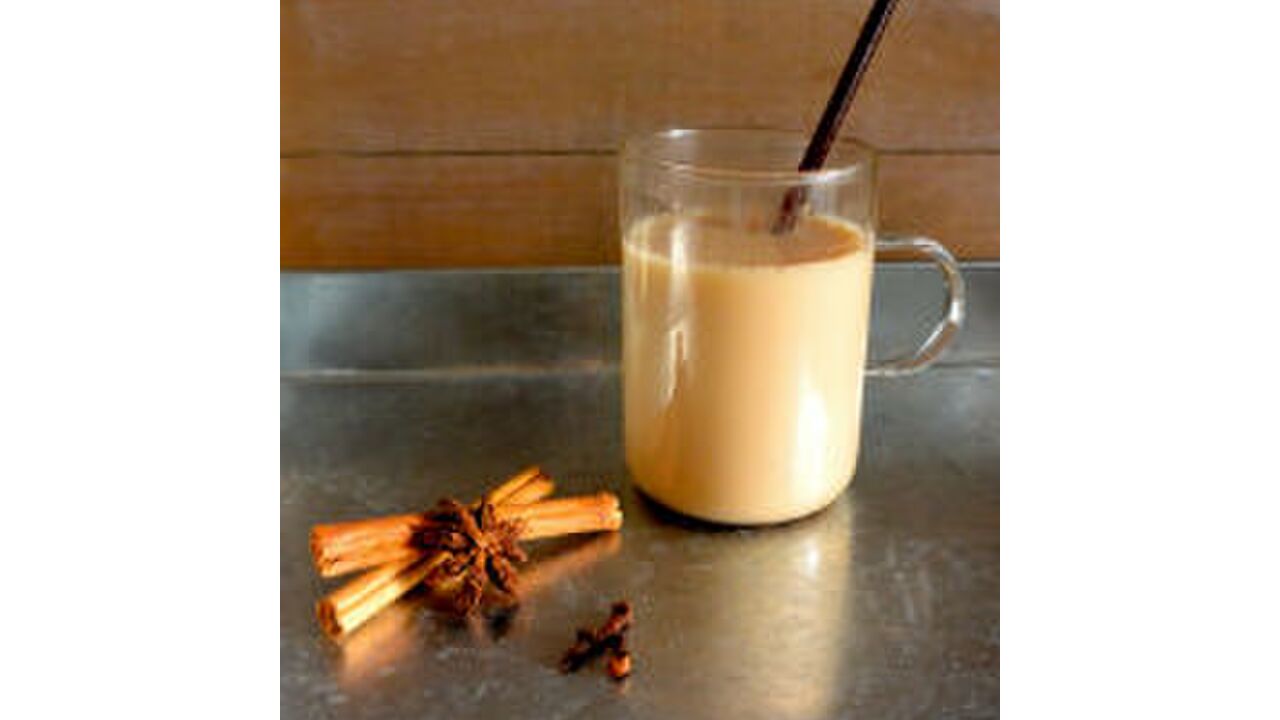 Illustratie voor: Chai thee met melk
