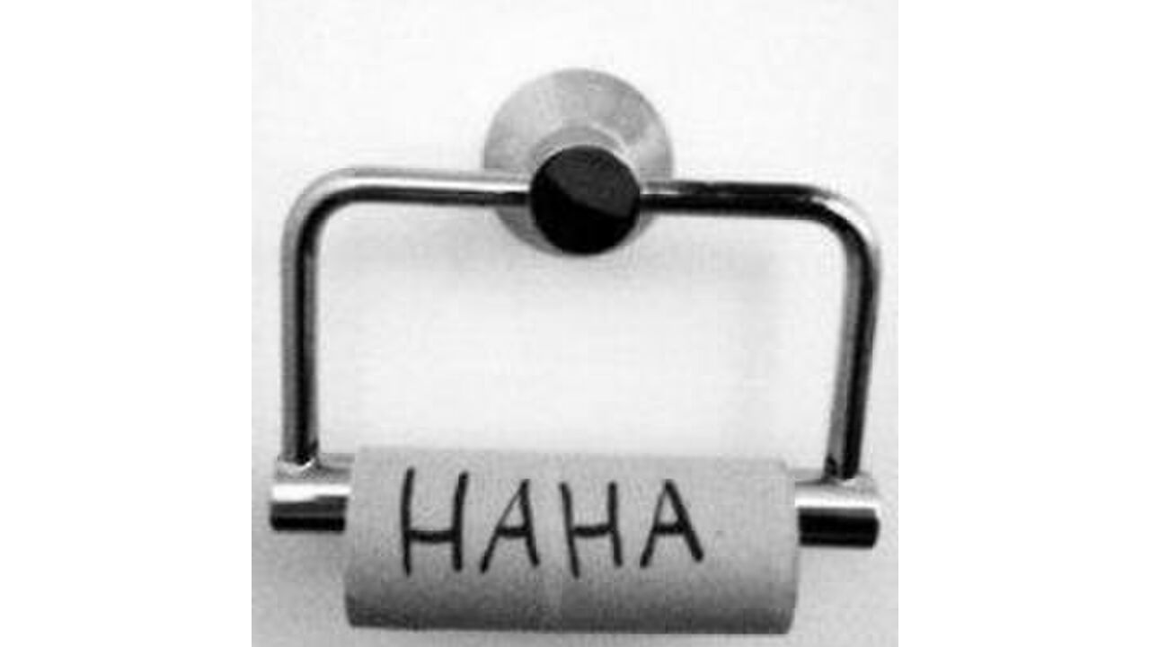 Illustratie voor: Hilarisch: wc-rol les voor beginners