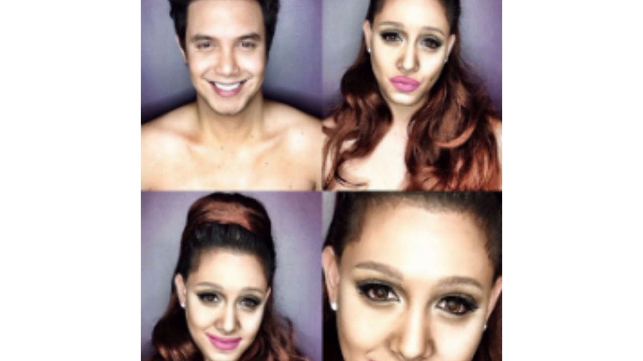 Illustratie voor: Wow: deze man transformeert in vrouwelijke celebs met make-up