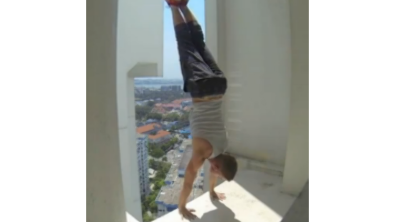 Illustratie voor: Dit is de engste en gevaarlijkste handstand OOIT