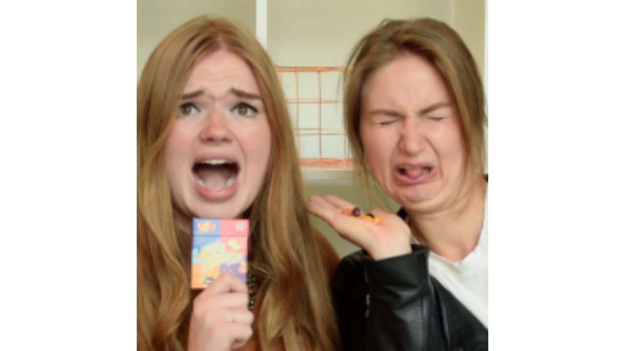 Illustratie voor: Girlscene doet de Bean Boozled Challenge!