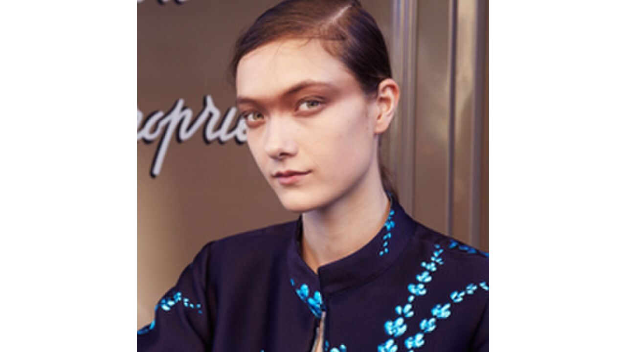 Illustratie voor: Gezien @PFW: opvallende make-up look