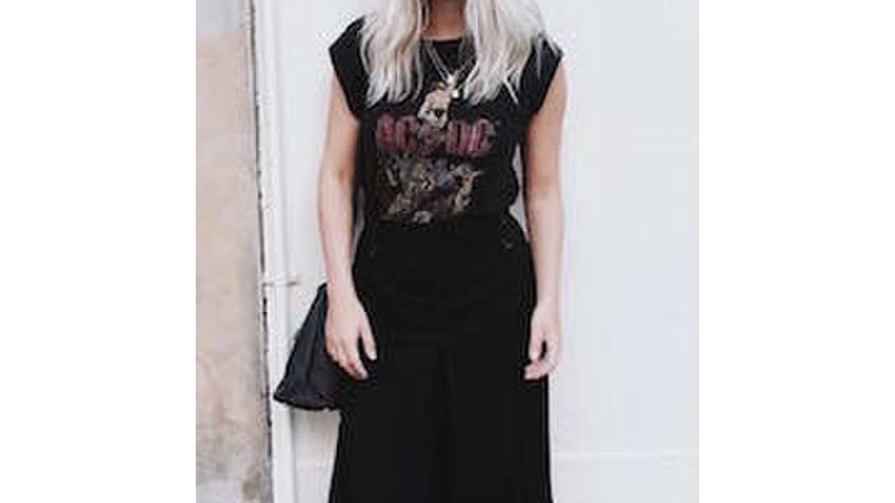 Illustratie voor: 5 coole rock band tee outfits