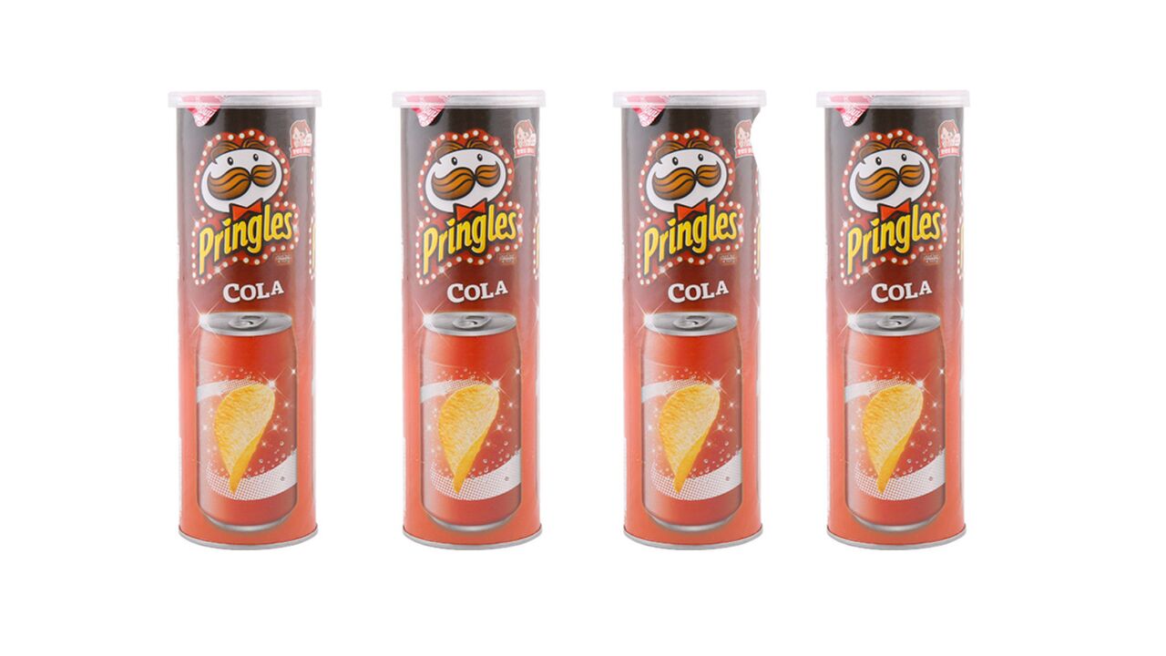 Illustratie voor: OMG: er bestaan Pringles met cola smaak
