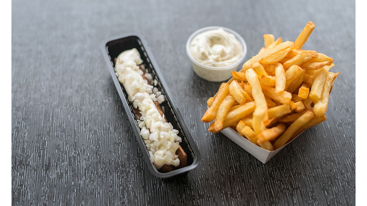 Illustratie voor: Na de chocoladefontein is er nu ook een curryketchupfontein