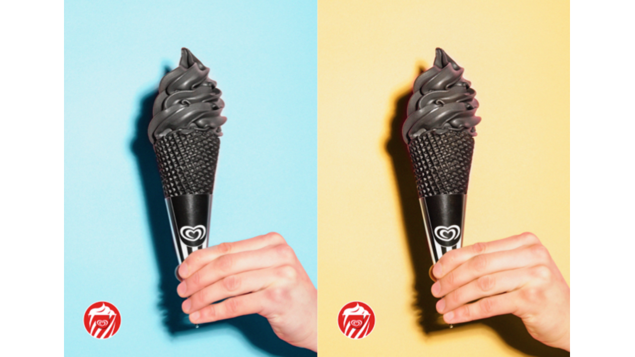 Illustratie voor: Vanaf nu koop je zwart softijs bij Swirl’s Ice Cream in Nederland