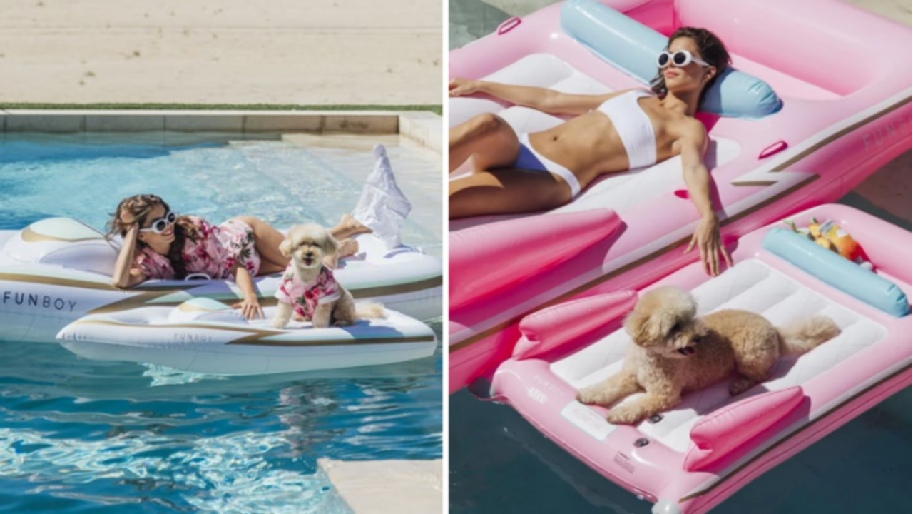 Illustratie voor: Er bestaat nu een luchtbed speciaal voor jou én je hond