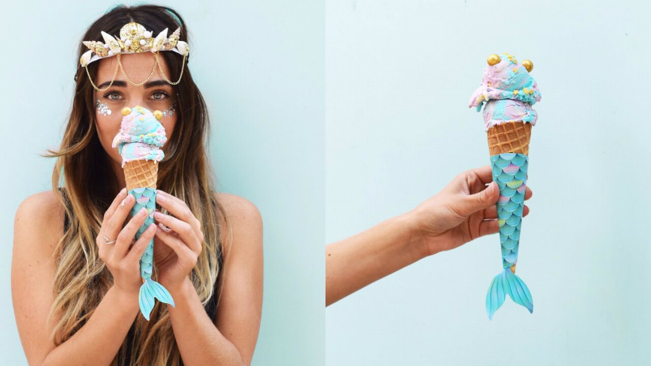 Illustratie voor: YAS: Hier koop je vanaf nu mermaid ijs in Nederland