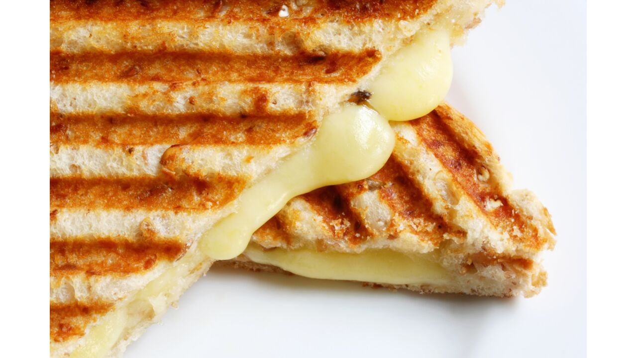 Illustratie voor: Deze tosti is speciaal voor alle (hele) luie mensen op deze wereld