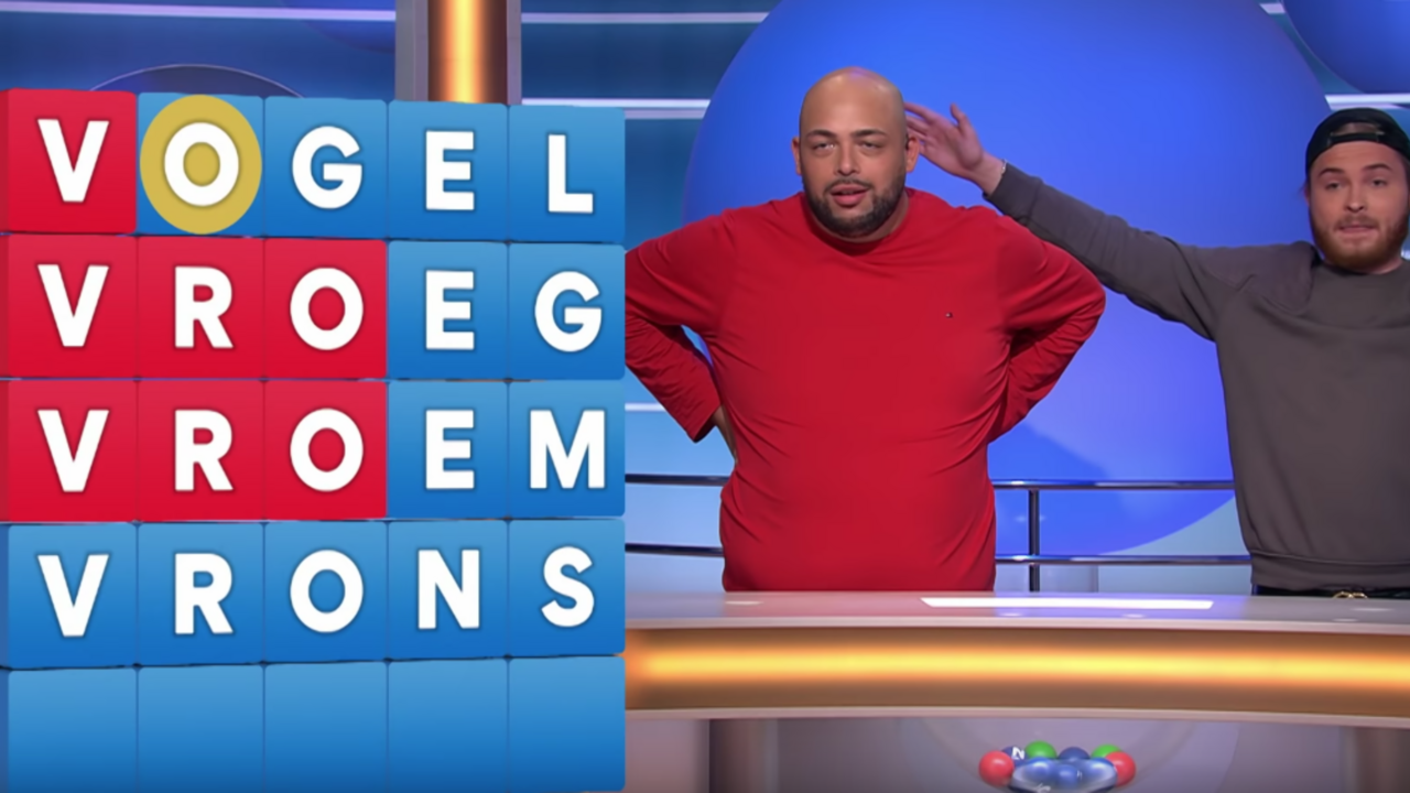 Illustratie voor: Kijktip: Bizzey, Qucee en andere BN’ers doen mee aan Lingo en het is echt hilarisch