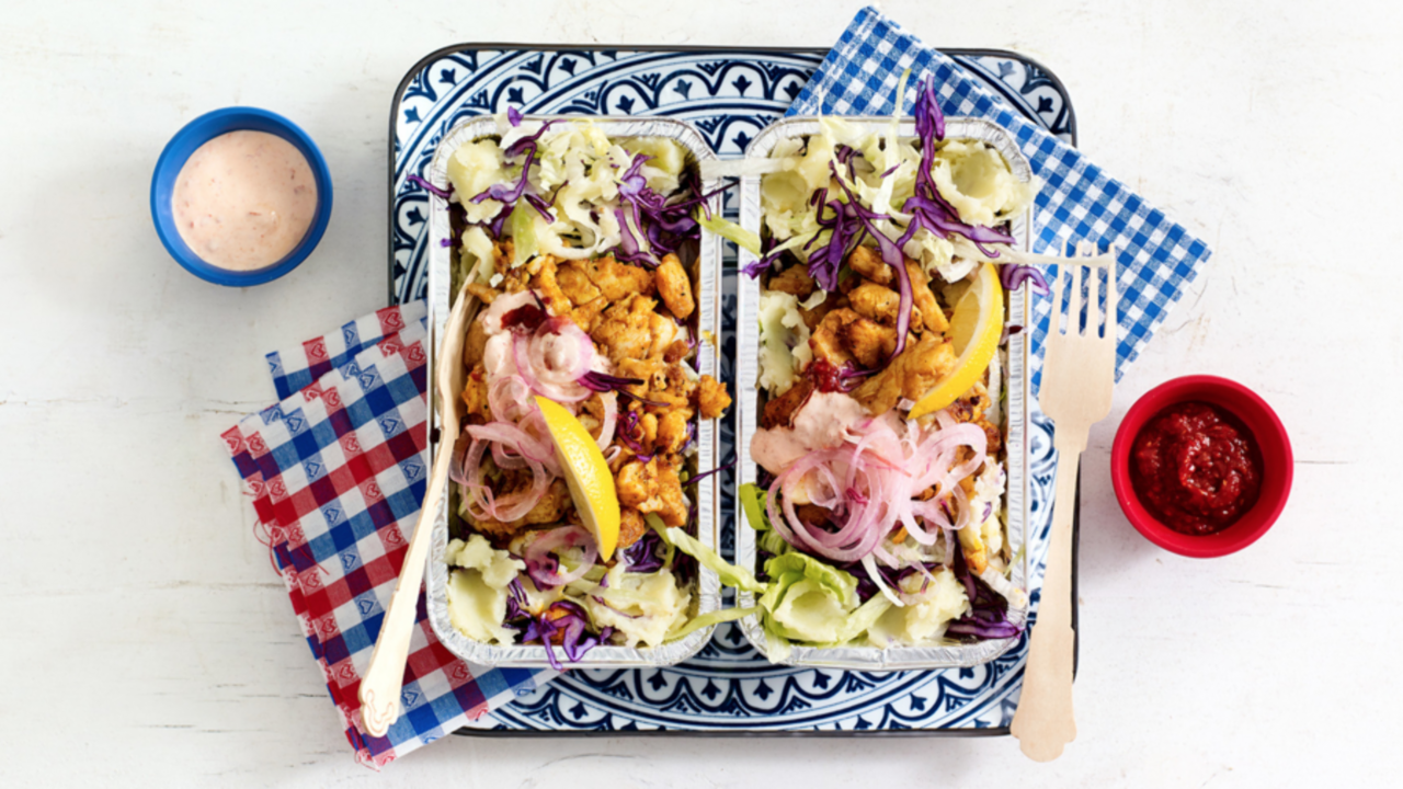 Illustratie voor: Deze kapsalon stamppot wil jij vanavond eten