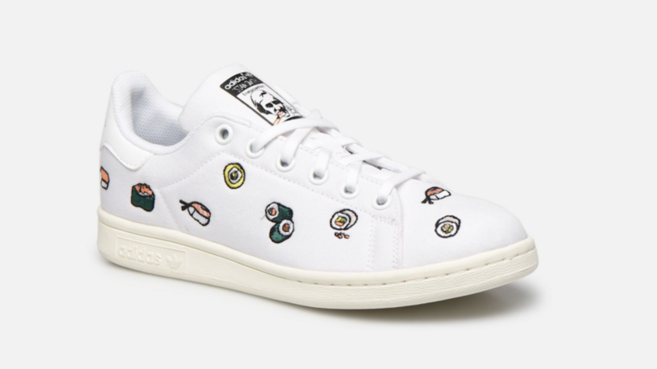 Illustratie voor: Sushi-lovers opgelet: Adidas verkoopt nu deze sushi sneakers