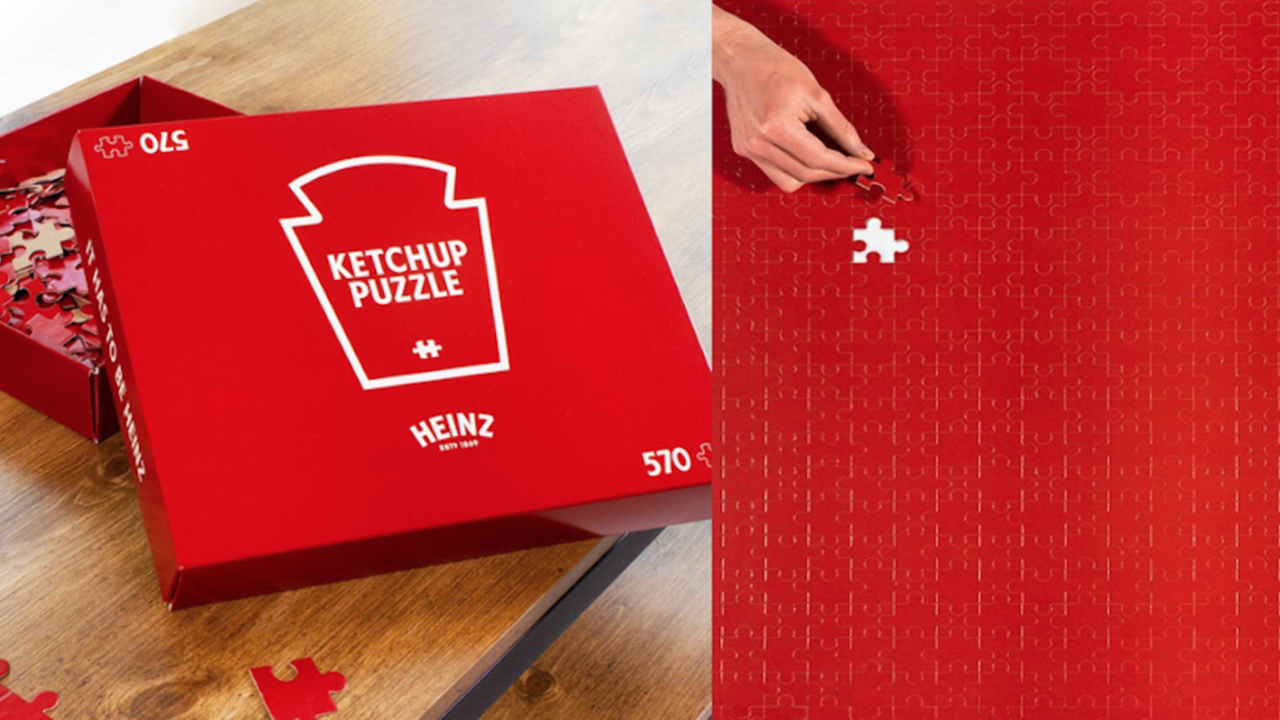Illustratie voor: Met deze puzzel van Heinz Ketchup ben jij absoluut heel wat dagen zoet