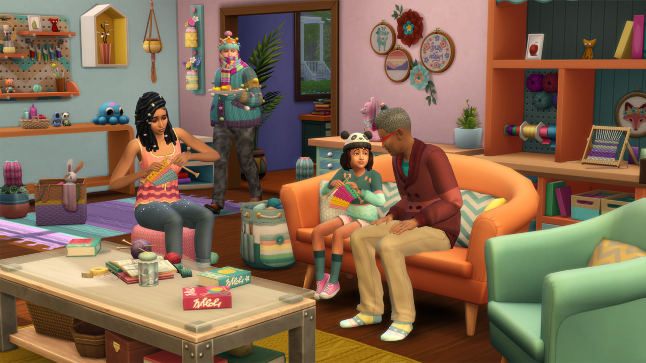 Illustratie voor: Met dit uitbreidingspakket van De Sims 4 kun je jouw sims hilarische hobby’s leren