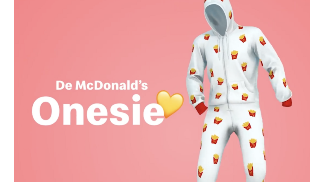 Illustratie voor: Maak kans: McDonald’s verloot nu speciale onesies voor jou en je bestie