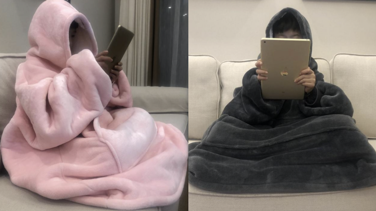 Illustratie voor: Met deze heerlijke oversized bankhang-trui kun jij next level bankhangen