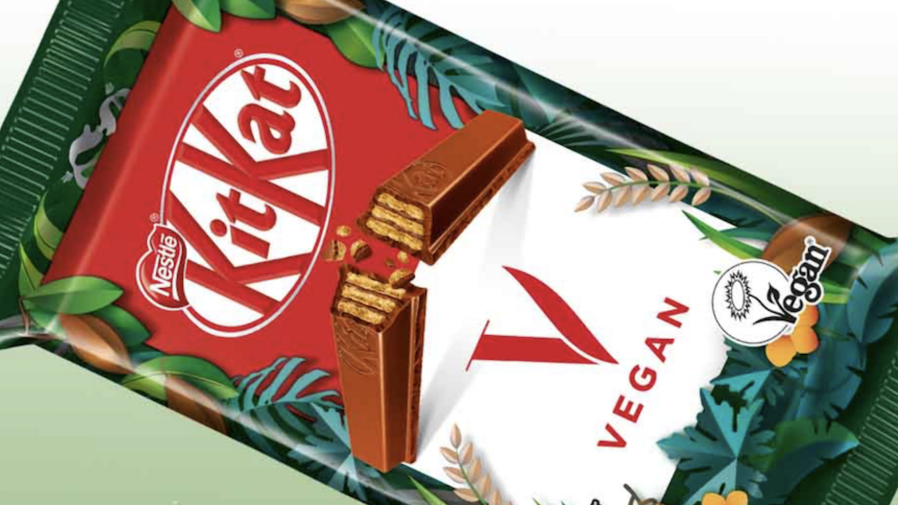 Illustratie voor: YUM: binnenkort is KitKat ook in vegan variant te verkrijgen
