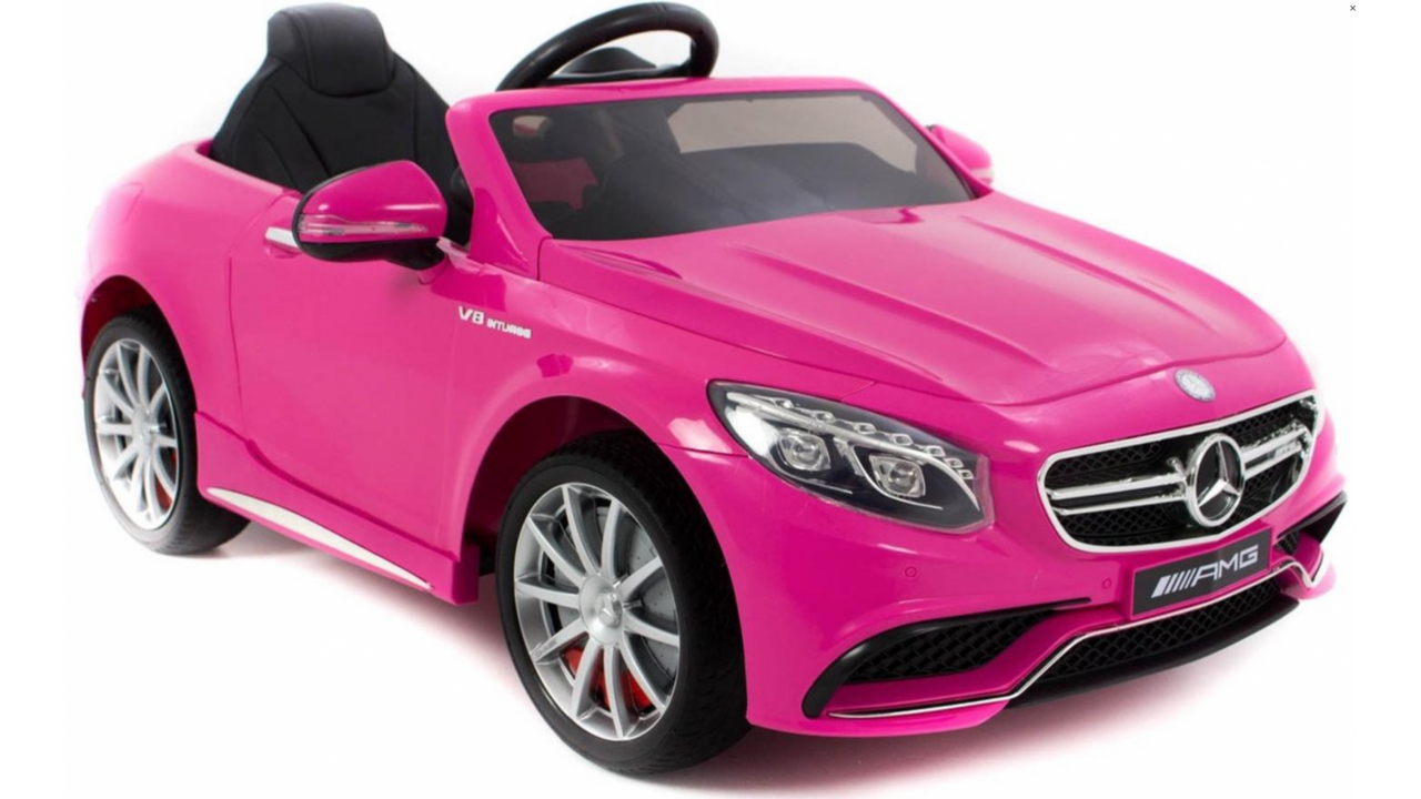 Illustratie voor: Deze zuurstokroze kinderauto is het leukste cadeau voor jouw jonge familieleden