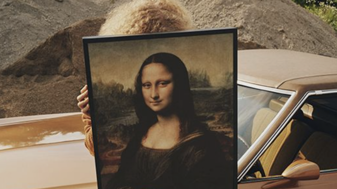 Illustratie voor: Omg! De Mona Lisa bedolven onder taart!