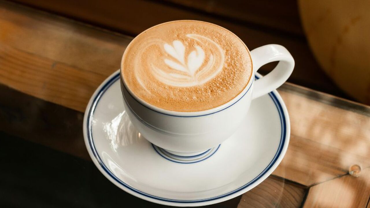 Een cappuccino.