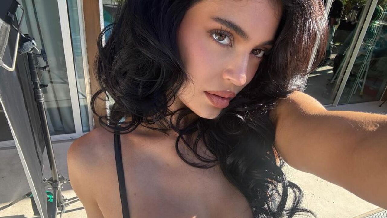 Een selfie van Kylie Jenner.