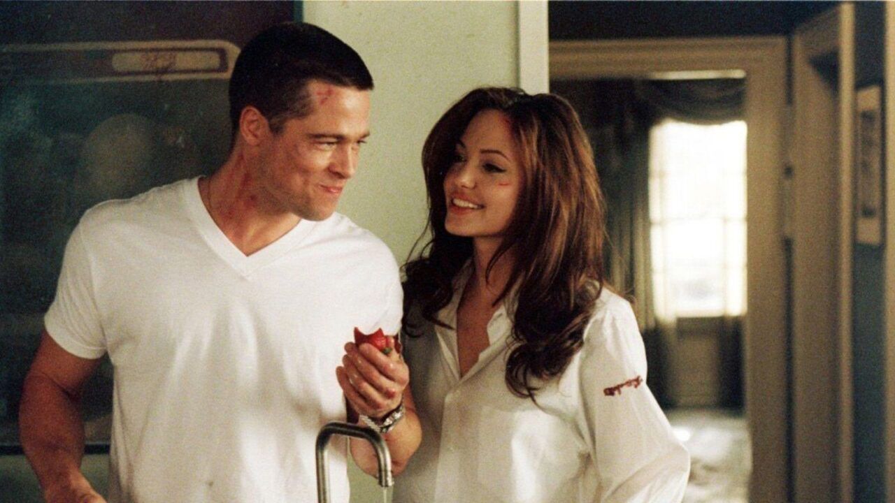 Scène uit Mr. & Mrs. Smith.