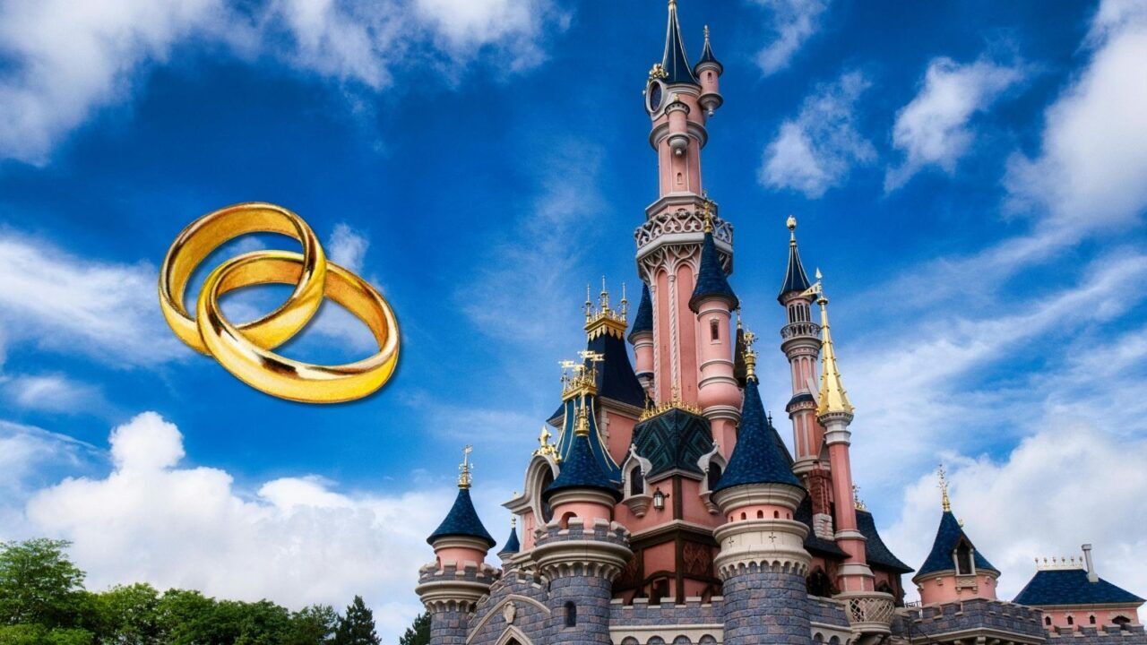 Het Kasteel van Doornroosje in Disneyland Paris.