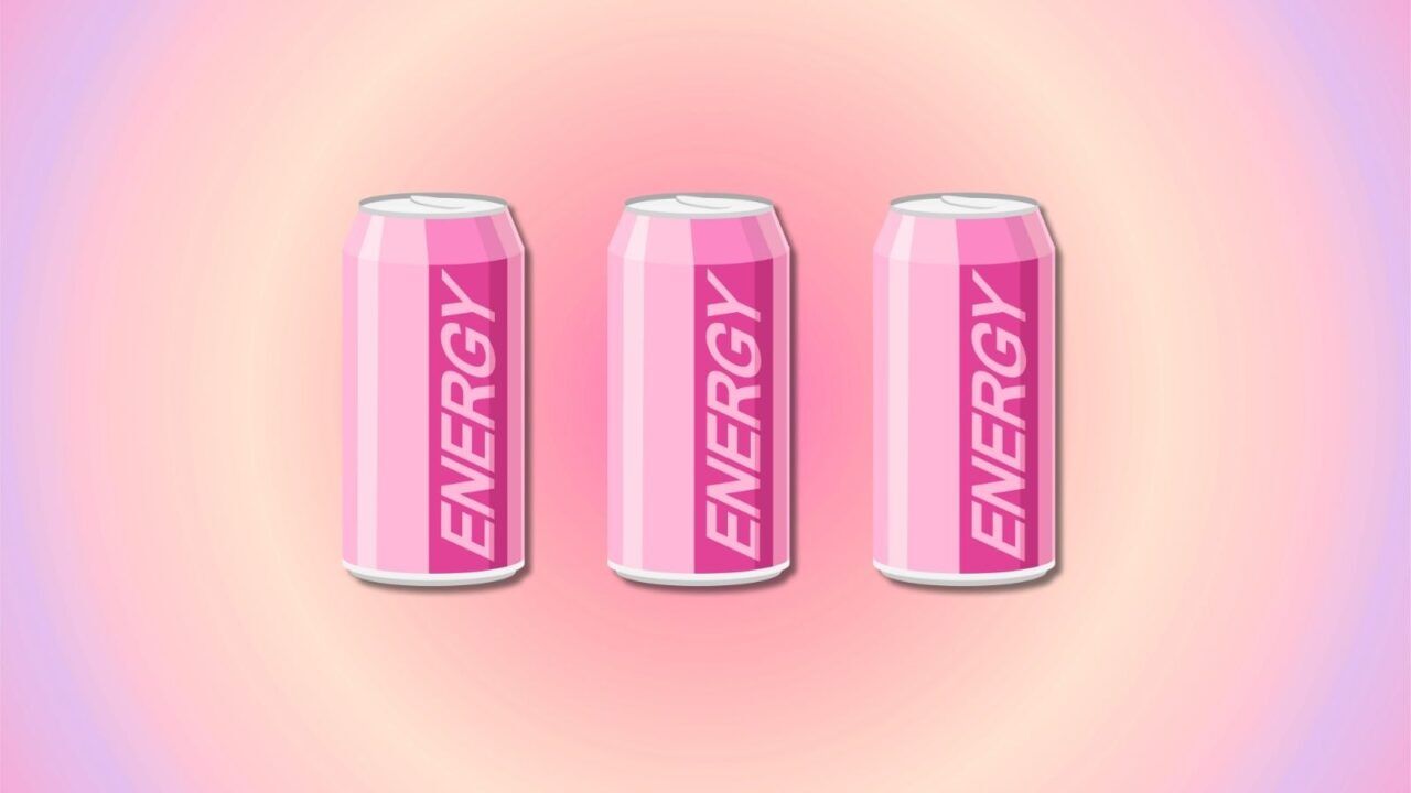 Illustratie van een energiedrankje.